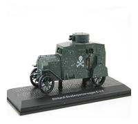Modelo De Coche Vintage Modelo De Vehículo Blindado Ehrhardt EV/4 De La Primera Guerra Mundial Escala 1/43 Decoración Espacial Vintage Decoraciones De Mesa(Green)