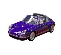 Modelo De Coche Vintage Porsche Singer 911 964 Targa TM002 - Colección De Modelos Convertibles De Resina De Múltiples Opciones (Escala 1:64) Decoraciones De Mesa(Purple)