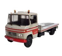 Modelo De Coche Vintage Remolque Mercedes-Benz L608D A Escala 1:43 Modelo De Aleación Vehículo De Ingeniería Juguetes Decorativos Decoraciones De Mesa
