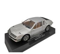 Modelo De Coche Vintage Renault Alpine A310 1600vf - Modelo De Fundición A Presión A Gran Escala Color Plata Decoración Sedán Escala 1/18 Decoraciones De Mesa
