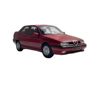 Modelo De Coche Vintage Réplica De Coche Alfa Romeo 155 1996 Color Rojo Aleación Fundida A Coleccionable para Aficionados Al Turismo Escala 1:18 Decoraciones De Mesa