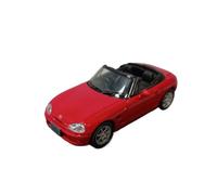 Modelo de Coche Vintage Suzuki Cappuccino 1991 Convertible Fundición A Presión Escala 1:43 Adornos Metálicos De Colección Hobby Color Rojo Decoraciones de Mesa