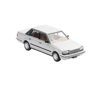 Modelo De Coche Vintage Toyota Crown Silver Y51-01 Séptima Generación Escala 1/64 Modelo De Coche Aleación A Pequeña Escala Colección Clásica Decoraciones De Mesa