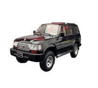 Modelo De Coche Vintage Toyota Land Cruiser LC80 SUV Modelo Coche De Aleación Fundida A Presión Escala 1/18 Juguete Estático para Adultos Decoraciones De Mesa