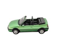 Modelo De Coche Vintage Volkswagen Golf Cabriolet Convertible Modelo De Aleación Verde Escala 1:43 Decoración para Vehículos Decoraciones De Mesa