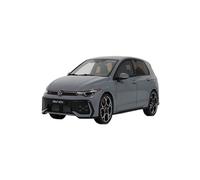 Modelo De Coche Vintage Volkswagen Golf GTI 8.ª Generación Modelo De Coche De Resina Gris Sedán Clásico Recuerdo Escala 1:18 Decoraciones De Mesa