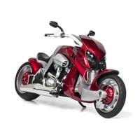 Modelo de Coleccionable Modelo De Motocicleta A Escala 1/12, Portátil, Carreras, Dedo, Simulación, Juguetes Colección para Yamaha Tyrannosaurus(Rosso)