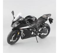 Modelo de Coleccionable Modelo De Motocicleta A Escala 1/12, Portátil, Carreras, Dedo, Simulación, Juguetes Colección para Kawasaki ZX-6R para Ninja(Nero)