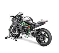 Modelo de Coleccionable Modelo De Motocicleta A Escala 1:6, Fundido A Presión, Portátil, Carreras, Dedo, Simulación, Juguetes Colección para Kawasaki H2R