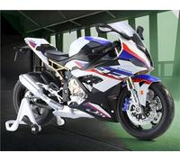 Modelo de Coleccionable Modelo De Motocicleta A Escala 1/9, Juguete Simulación Carreras Portátil para Dedos, Colección para BMW S1000RR