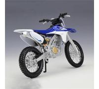 Modelo de Coleccionable Modelo De Motocicleta Carreras Aleación para Yamaha YZ450F A Escala 1/12, Simulación Fundición A Presión Juguete Regalo para Cross-Country