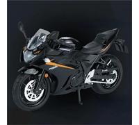 Modelo de Coleccionable Motocicleta De Aleación para Suzuki GSX-250SR A Escala 1:12, Modelo Fundido A Presión, Juguetes Carreras, Sonido, Luz, Neumáticos Goma, Regalos para Motos(Nero)