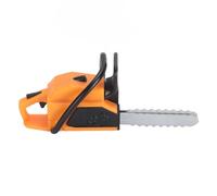 Modelo de Cortacésped con Motosierra de Muñeca, Figura de Decoración de Accesorios Simulados, Cortacésped con Motosierra Pequeña para Exteriores (Orange)