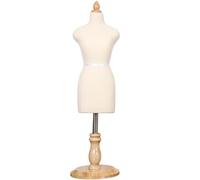 Modelo de costura Vestido de exhibición de pie, la forma del vestido femenino Pinnable Maniquí Cuerpo, Mini Sastre modista Ropa de exhibición para la muñeca Vestidos Dollhouse Decor ( Color : A , Size