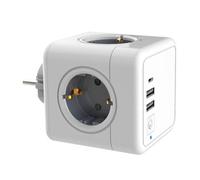 Modelo de cubo creativo, enchufe cuadrado, powercube, estándar europeo, estándar europeo, estándar alemán, enchufe de conversión coreano, ench