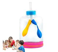 Modelo De Demostración De La Función Pulmonar - Pantalla Del Atómico Respiratorio Anatómico, Réplica De Estructura Pulmonar Detallada, Exposición Para Mecanismo De Respiración Educativa Para