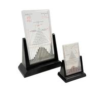 Modelo de demostración de probabilidad de la máquina de flores de ciruelo de Galton Board con curva de campana, herramienta didáctica de laboratorio de física(Large)