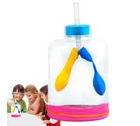 Modelo De Demostración De Pulmón - Modelo Ilustrativo De Respiración Pulmonar,Herramienta Didáctica Para Niños y Estudiantes En Casa y Escuela Para Experimentos En