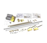 Modelo de destructor de misiles, modelo de buque de guerra, accesorios de potencia, escala 1:150, juego de simulación de barco de simulación