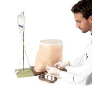 Modelo de diálisis peritoneal, maniquí de abdomen humano con diseño de inserción de tubo, demostración educativa dinámica de diálisis peritoneal médica para simulación de exhibición