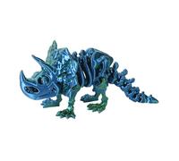 Modelo de dinosaurio articulado - Juguete esqueleto impreso en 3D, figura de escritorio inquieta, caucho ABS duradero | del estrés y decoración divertida para la oficina, la pantalla de su