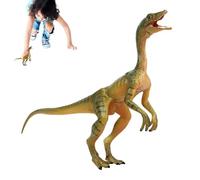 Modelo de dinosaurio Compsognathus - Figura de acción jurásica articulada, juguete de dinosaurio de simulación interactiva con articulaciones | Modelo prehistórico realista para niños, niñas, colecció
