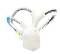 Modelo de enseñanza anatómica coclear, oído interno humano ampliado con estructura vestibular, PVC bilateral de 2 partes para estudio médico y educación