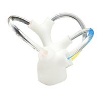 Modelo de enseñanza anatómica coclear, oído interno humano ampliado con estructura vestibular, PVC bilateral de 2 partes para estudio médico y educación