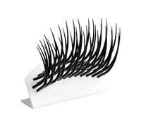 Modelo de enseñanza de pestañas grandes con accesorios de base, herramienta de práctica de extensión de pestañas de silicona para entrenamiento de salón de belleza