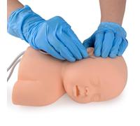 Modelo de enseñanza médica: Inyección intravenosa en la cabeza del lactante, punción, entrenamiento intramuscular