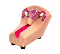 Modelo de entrenamiento a tamaño real con sección transversal del útero. Herramienta de demostración anatómica de anticoncepción femenina. Modelo de órgano(1 Piece)