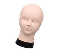 Modelo de entrenamiento de belleza para extensión de pestañas y maquillaje permanente, con base antideslizante, 50 cm