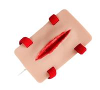 Modelo de entrenamiento de control de sangrado de heridas, simulación realista, modelo de heridas cutáneas para estudiantes, atención médica, entrenamiento profesional, entrenamiento paramédico