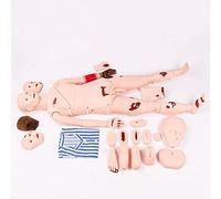 Modelo de entrenamiento de enfermería, maniquí básico de operaciones de enfermería, simulador de cuidado del paciente de PVC, 170 cm para uso educativo