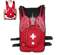 Modelo De Entrenamiento De PráCtica Heimlich,Entrenador Antiasfixia Con Palmada En La Espalda,Chaleco De Entrenamiento,Modelo De Rescate De Primeros Auxilios Para Adultos Y NiñOs,aldult-A-Red