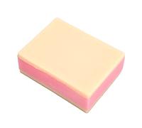 Modelo de Entrenamiento de Sutura, Almohadilla de Sutura de Piel de Silicona Duradera, Almohadilla de Práctica de Sutura de Repuesto para Kit de Sutura, 2 Capas de Piel de Silicona, Almohadilla de Prá