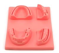 Modelo de entrenamiento de sutura dental 1:1, simulación de encías de silicona suave para práctica en la facultad de medicina y preparación de exámenes.