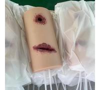 Modelo De Entrenamiento Stop The Bleed, Kit De Entrenamiento De Empaquetamiento De Heridas, Simulador Realista De Laceración Del Muslo, Para Hemostasia, Control De Sangrado, Torniquete Y Práctica