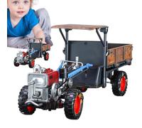 Modelo De Escala De Tractor - 1:24 Escala Caminando Tractor Juguetes Con Luces Y Música | Modelo De Tractor, Tractor Modelo De Metal, Modelo De Tractor 1:24 Modelo A Escala Alloy Toys Toys Con
