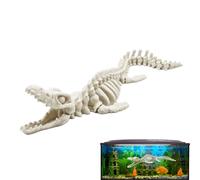 Modelo De Esqueleto De Mosasaurus - Figura De Hueso De Dinosaurio Articulada Impresa En 3D | Decoración De Acuario, Calavera De Animal Simulada Para Único Para El Hogar, Oficina Y Exhibición De