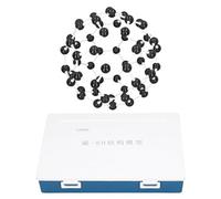 Modelo de estructura molecular C60, kit de átomos de carbono y enlaces, herramientas de enseñanza de ensamblaje de demostración de química, para actividades de aprendizaje y