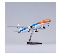Modelo De Exhibición En Miniatura Resina 47 Cm, Escala 1:157 para B-777 KLM con Tren Aterrizaje Ligero Y Ruedas Kit de Juego de Pasatiempo(Style 1 Without Light)