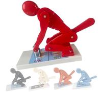 Modelo de fuerza de columna vertebral para levantamiento de pesas, herramienta de enseñanza de forma correcta, entrenador de corrección de postura, soporte lumbar interactivo mecánico para un