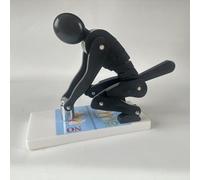 Modelo de fuerza espinal para levantamiento pesas, herramienta didáctica para la protección la columna lumbar, para los principios de fuerza espinal durante el levantamiento de pesas.(Black)