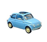 Modelo De Fundición A Presión De Aleación Estática para Fiat Nuova 500 Coche Clásico Escala 1/18 Regalo Navideño Simulación Decorativa