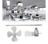 Modelo de generación de energía eólica LED rojo, mini generador de turbina eólica autoluminoso giratorio de 360° para enseñanza de energía renovable y ciencia E