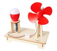 Modelo de generador de, juguete científico para niños, turbinas de, proyectos de educación en hogar, kits de construcción de madera, modelos de vástago de madera para aprender, de en