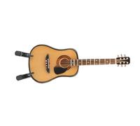 Modelo de Guitarra de Madera en Miniatura Mini Adornos Craft Decoración para el hogar Hecho a Mano Modelo de Guitarra de Madera Hecho a Mano para el Escritorio de casa de (10 cm)