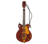 Modelo de Guitarra eléctrica en Miniatura, decoración de Guitarra de Madera Hecha a Mano, artesanía Detallada Realista, para Amantes de la música, Fiesta de cumpleaños de (14)