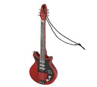 Modelo de Guitarra Eléctrica en Miniatura, Realista, Exquisita Decoración de Guitarra Eléctrica en Miniatura Decorativa de Madera Maciza para Maestro para Festival de Música para